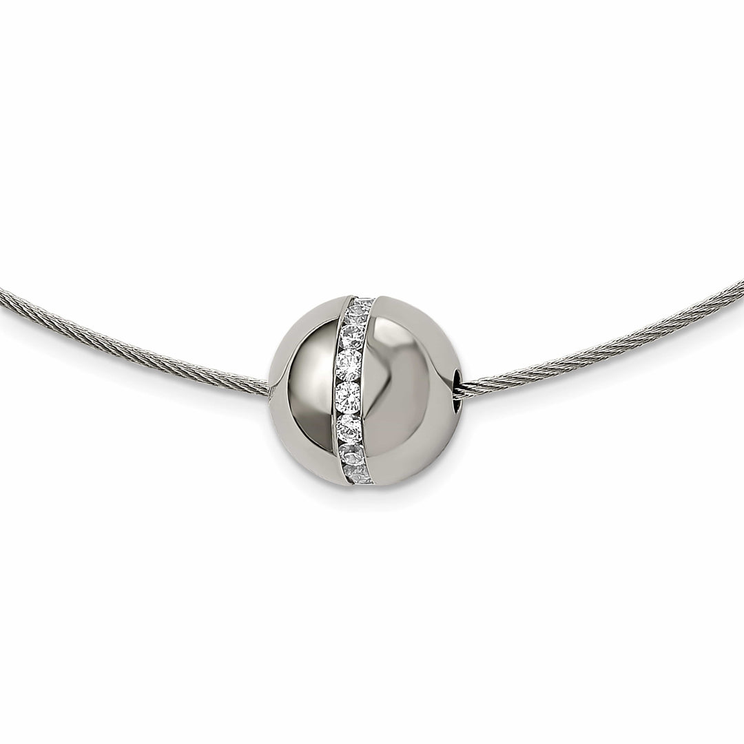 Chisel Pendants & Charms Titanium Pendant Stainless Steel Wire Necklace