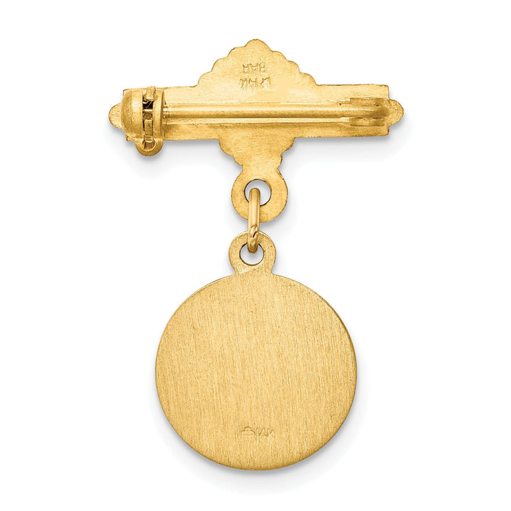 Lovely Rita's Pin 14k Yellow Gold Holy Family Medal Pin