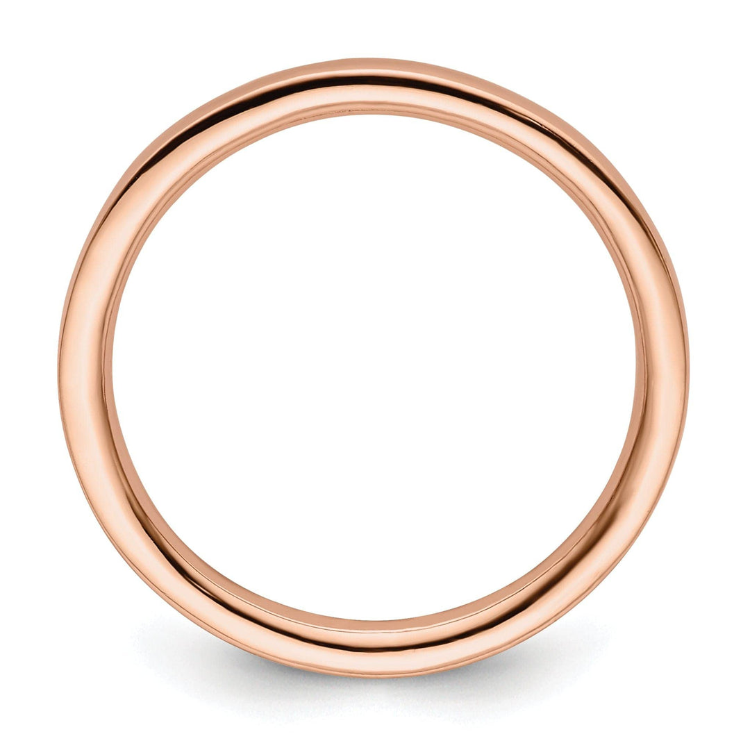 Stackable Expressions Pin Sterling Silver Pink-Plated Polished Ring