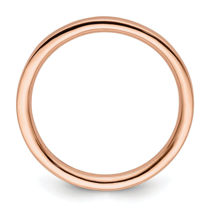 Stackable Expressions Pin Sterling Silver Pink-Plated Polished Ring