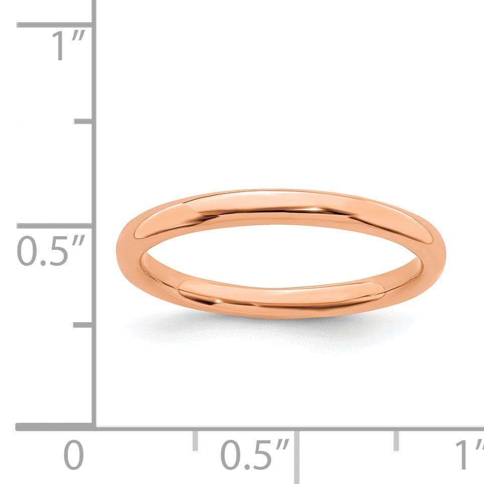 Stackable Expressions Pin Sterling Silver Pink-Plated Polished Ring