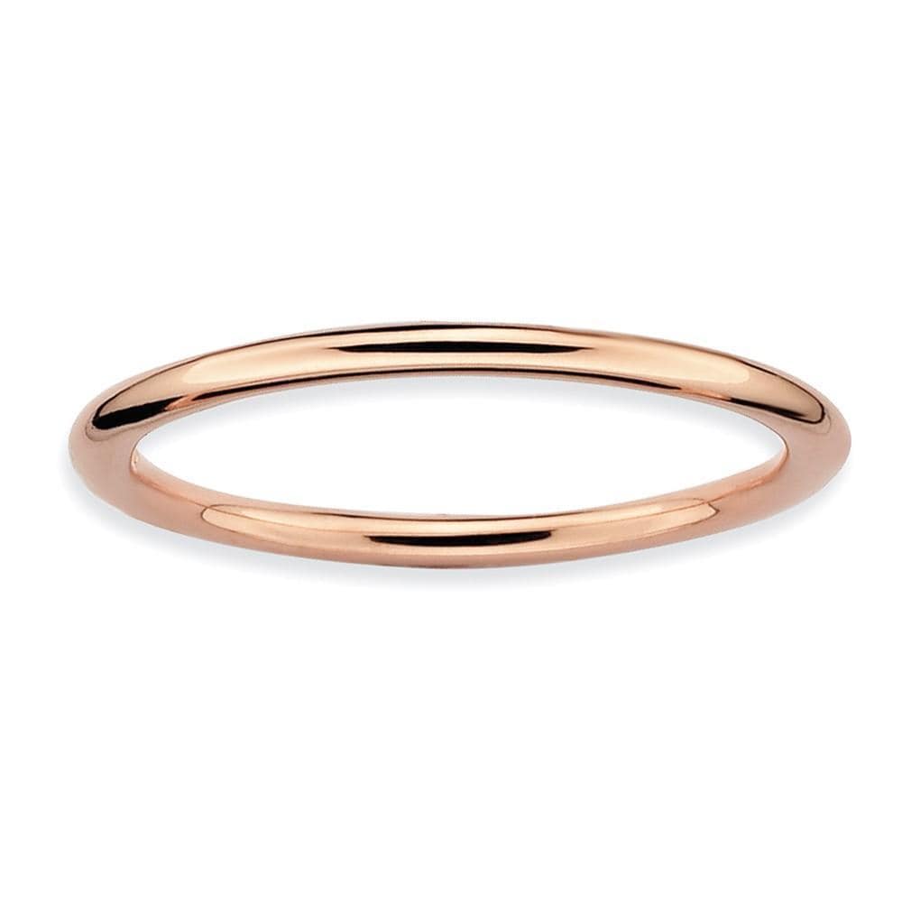 Stackable Expressions Pin Sterling Silver Pink-Plated Polished Ring