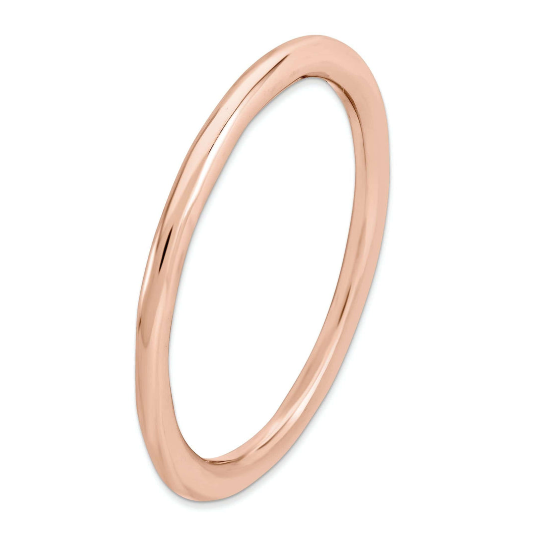 Stackable Expressions Pin Sterling Silver Pink-Plated Polished Ring