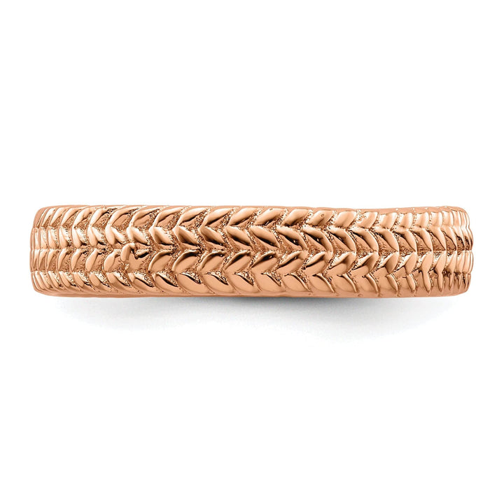 Stackable Expressions Pin Sterling Silver Pink-Plated Ring