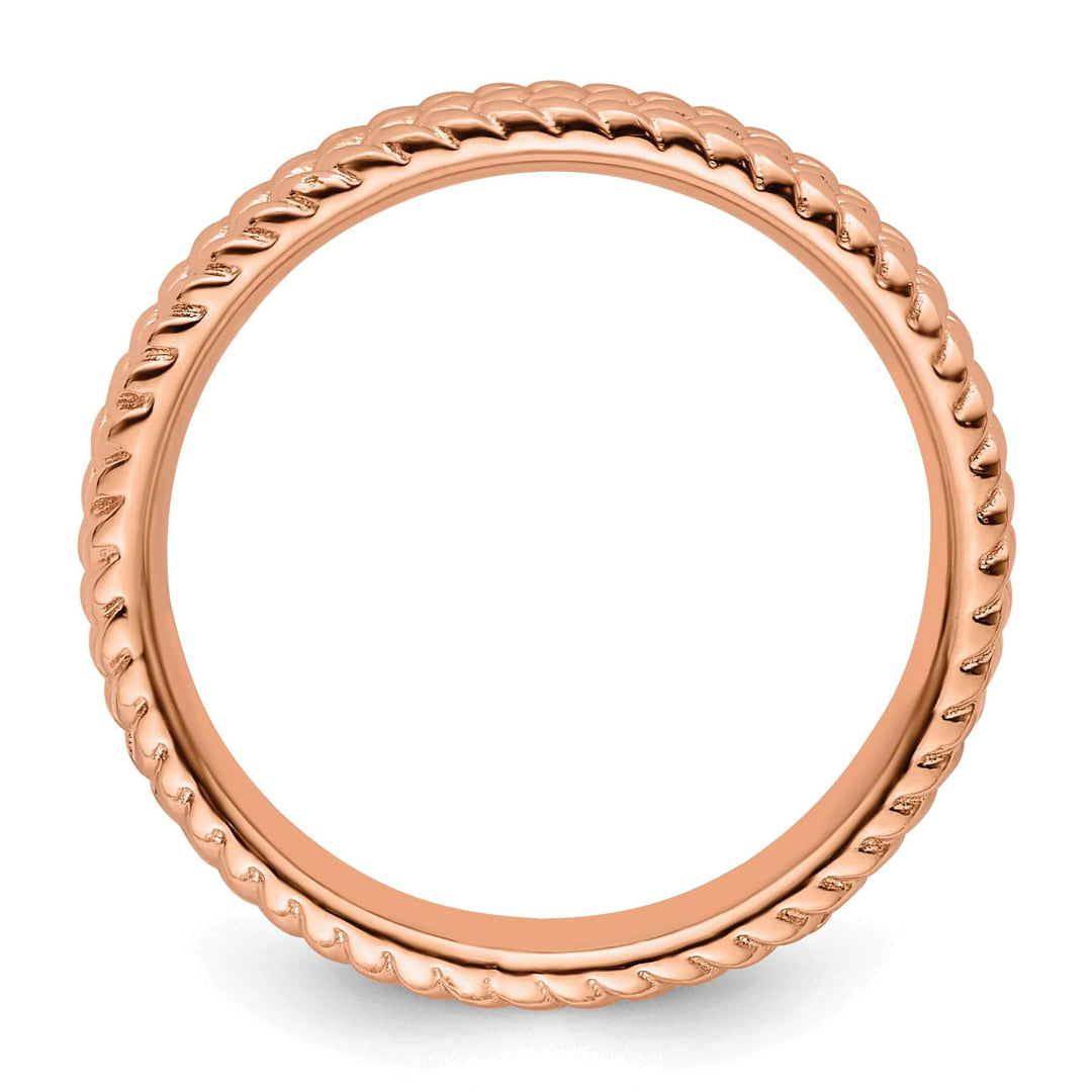 Stackable Expressions Pin Sterling Silver Pink-Plated Ring