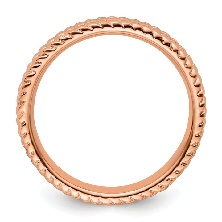 Stackable Expressions Pin Sterling Silver Pink-Plated Ring