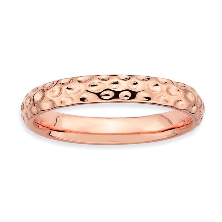 Stackable Expressions Pin Sterling Silver Pink-Plated Ring