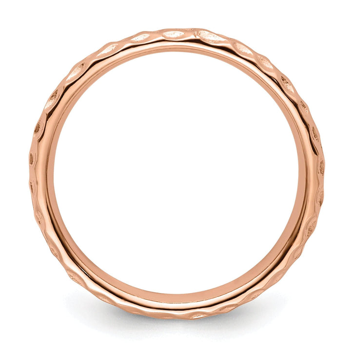 Stackable Expressions Pin Sterling Silver Pink-Plated Ring