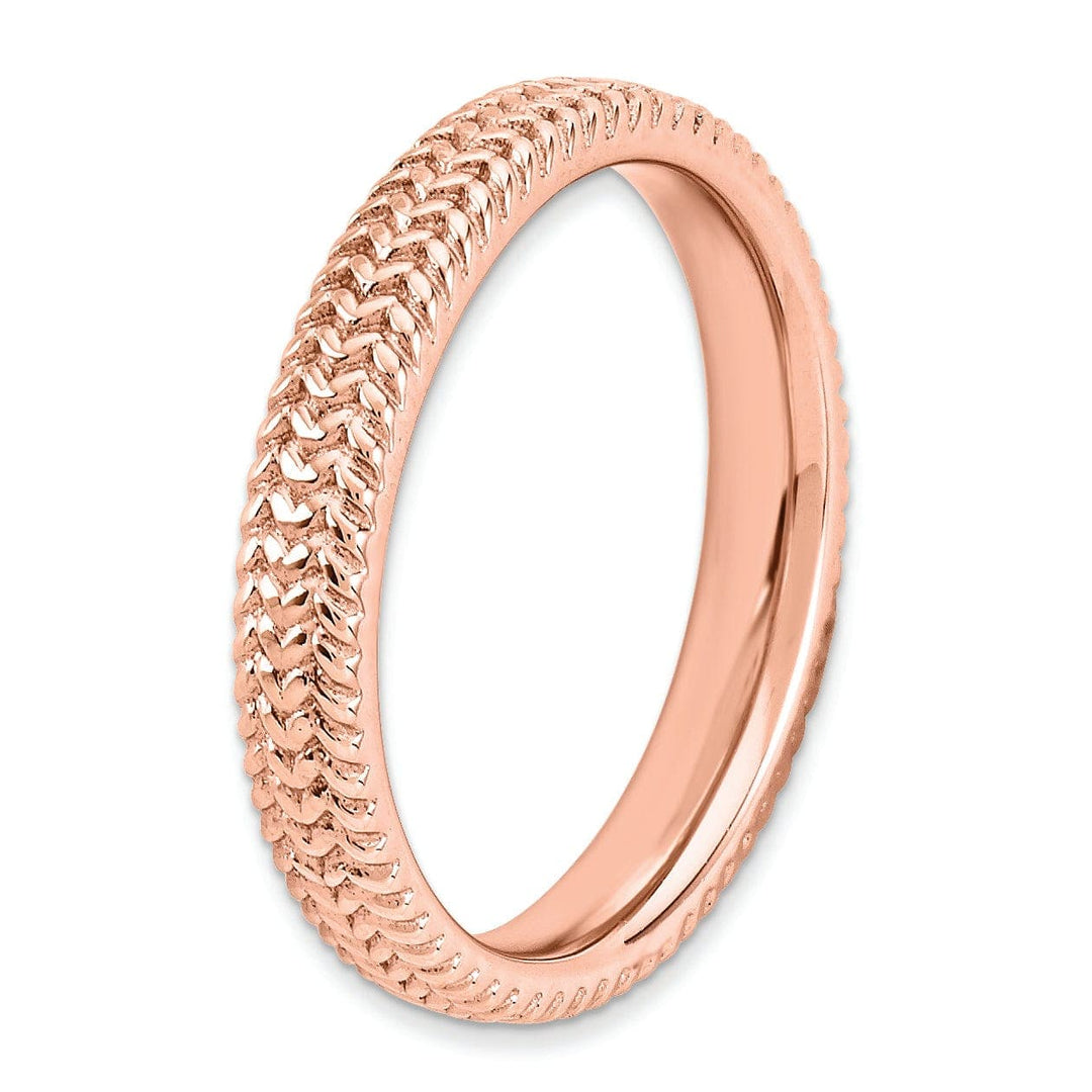 Stackable Expressions Pin Sterling Silver Pink-Plated Ring
