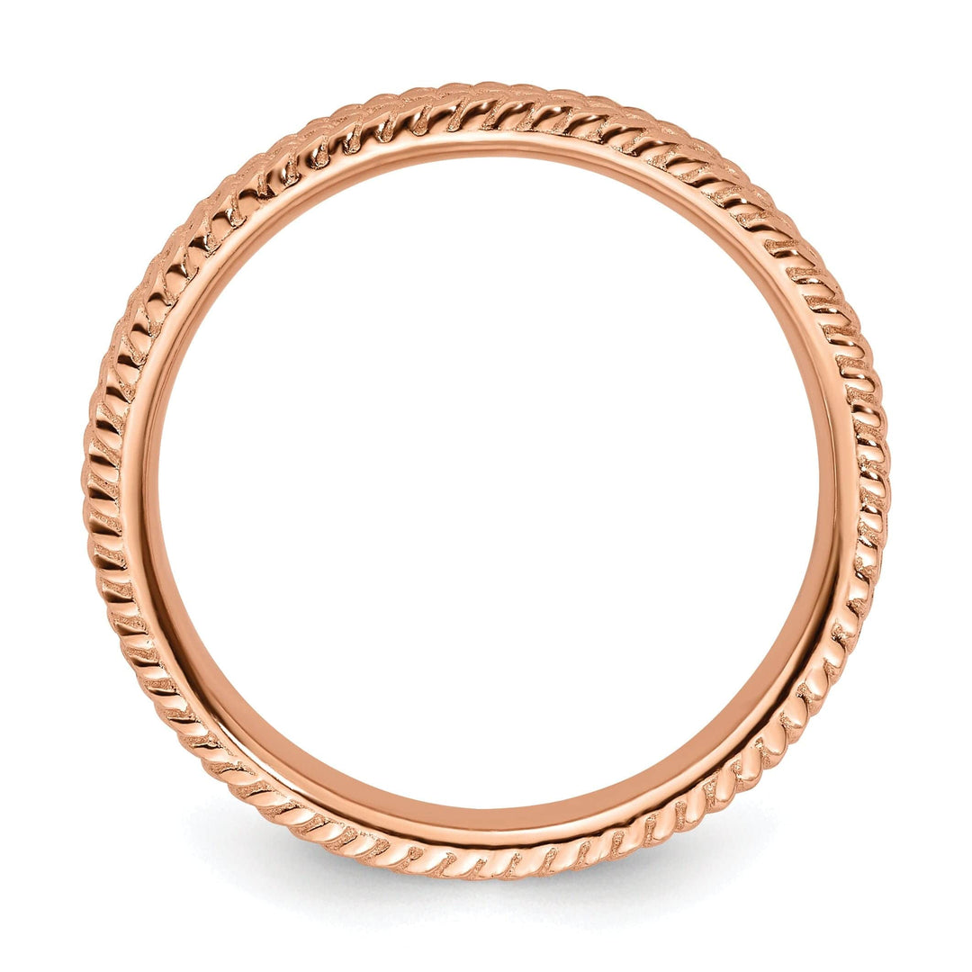 Stackable Expressions Pin Sterling Silver Pink-Plated Ring