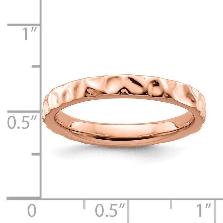 Stackable Expressions Pin Sterling Silver Pink-Plated Ring