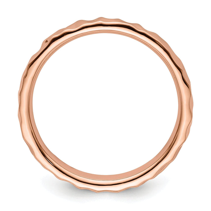 Stackable Expressions Pin Sterling Silver Pink-Plated Ring