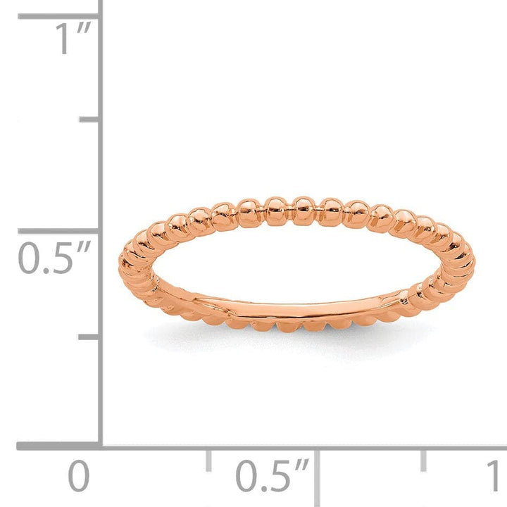 Stackable Expressions Pin Sterling Silver Pink-Plated Ring