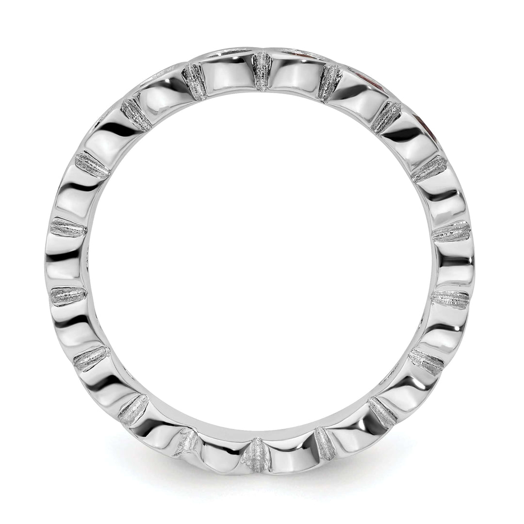 Stackable Expressions Pin Sterling Silver Pink Tourmaline Ring