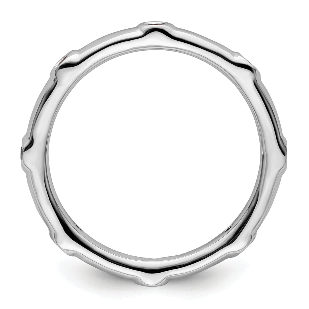 Stackable Expressions Pin Sterling Silver Pink Tourmaline Ring