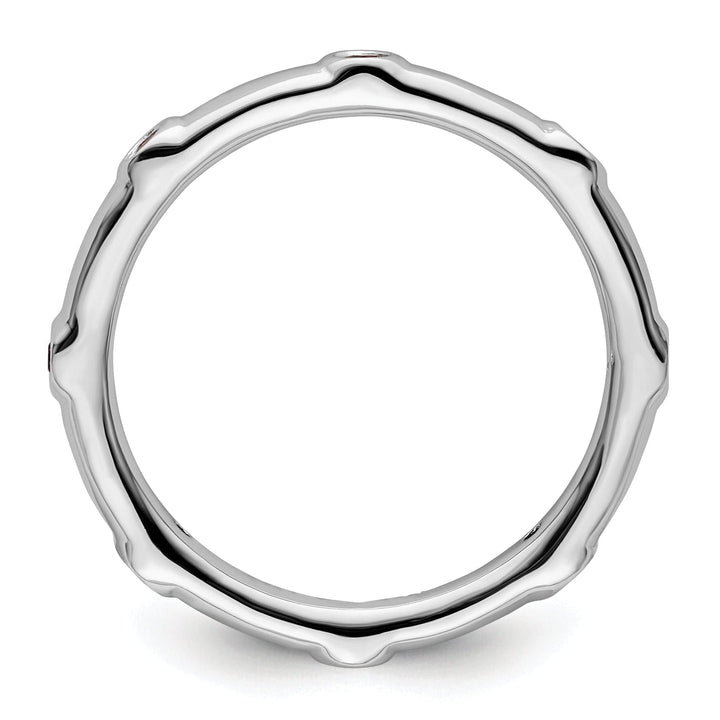 Stackable Expressions Pin Sterling Silver Pink Tourmaline Ring