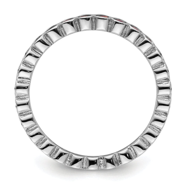 Stackable Expressions Pin Sterling Silver Pink Tourmaline Ring