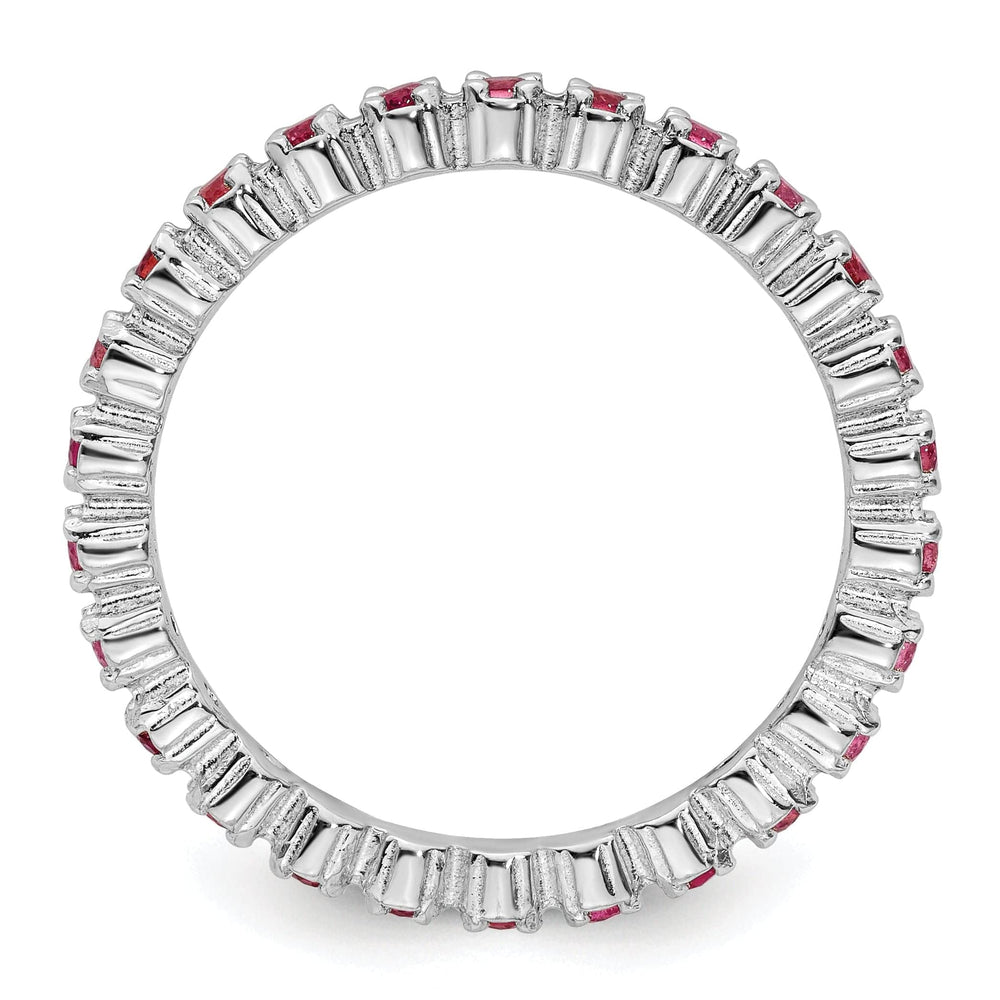 Stackable Expressions Pin Sterling Silver Pink Tourmaline Ring