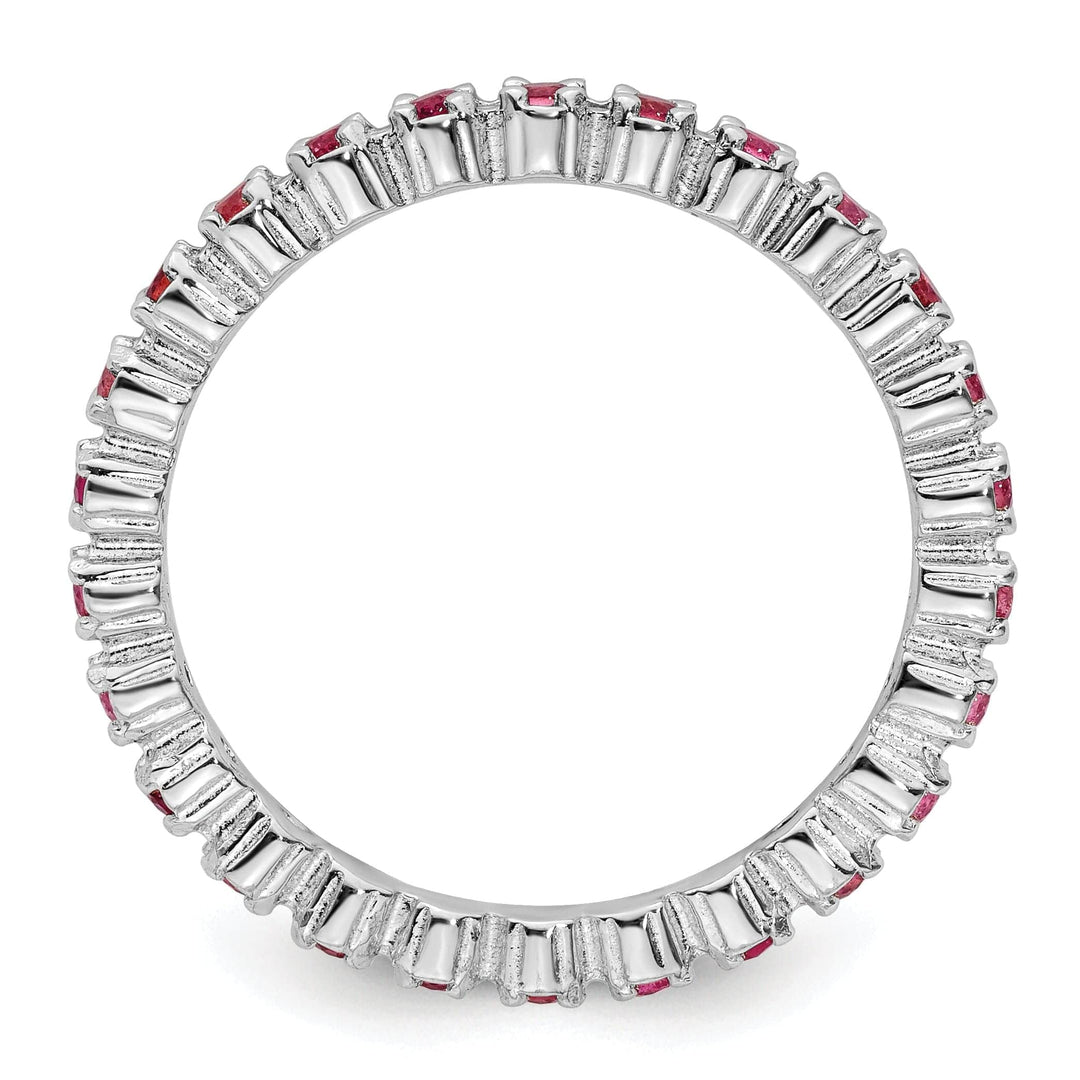 Stackable Expressions Pin Sterling Silver Pink Tourmaline Ring