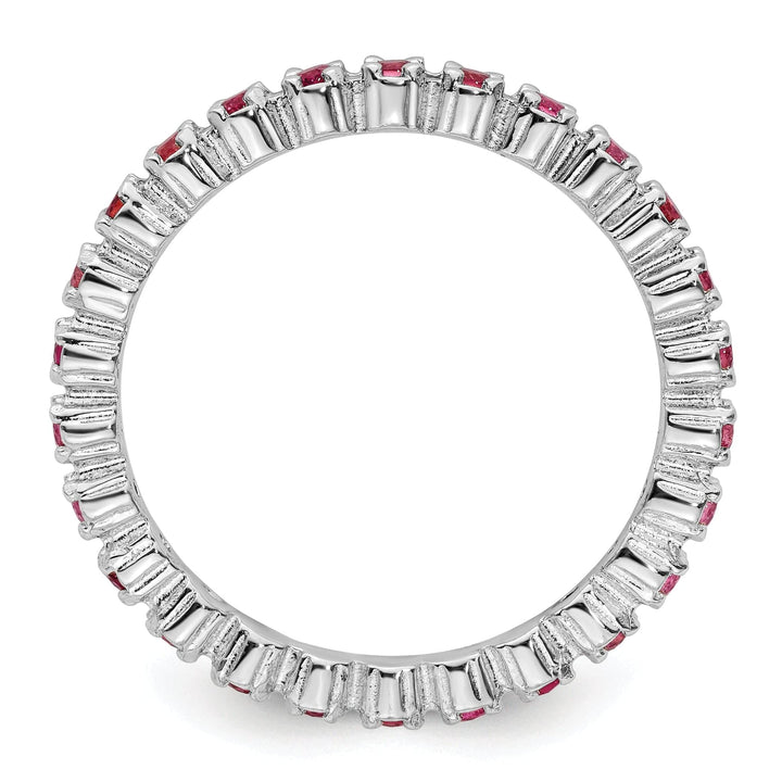 Stackable Expressions Pin Sterling Silver Pink Tourmaline Ring