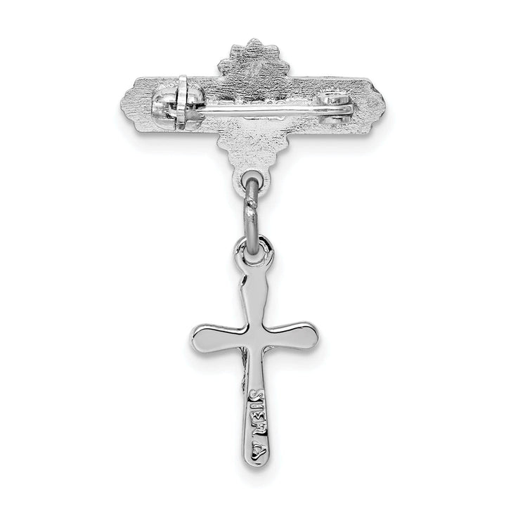 Lovely Rita's Pin Sterling Silver Polished Crucifix Pin
