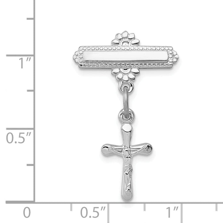 Lovely Rita's Pin Sterling Silver Polished Crucifix Pin