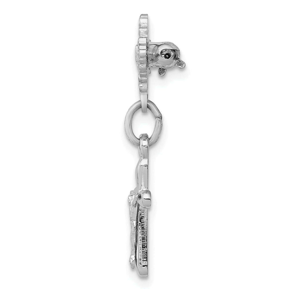 Lovely Rita's Pin Sterling Silver Polished Crucifix Pin