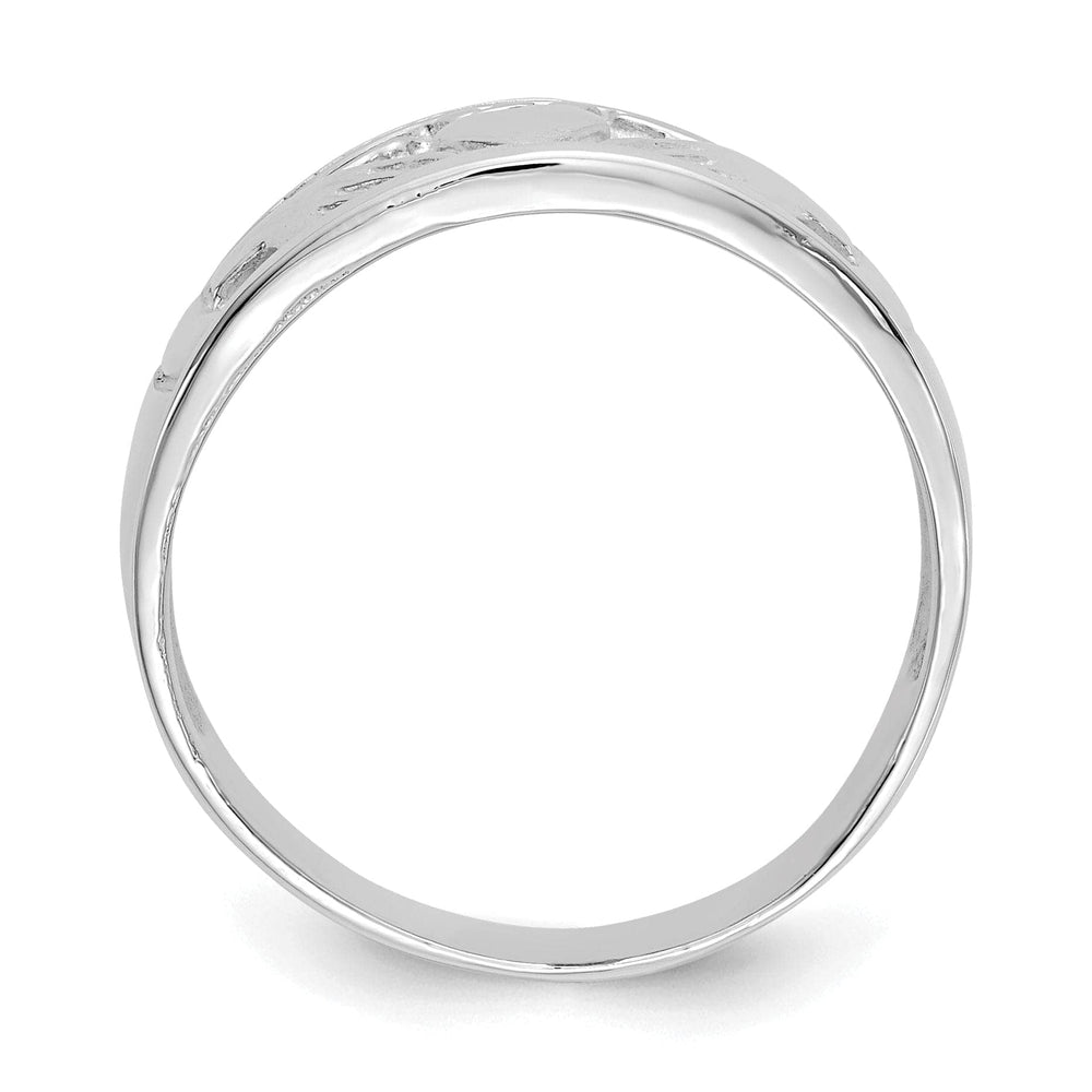 Lovely Rita's Ring 14kt white gold ladies claddagh ring