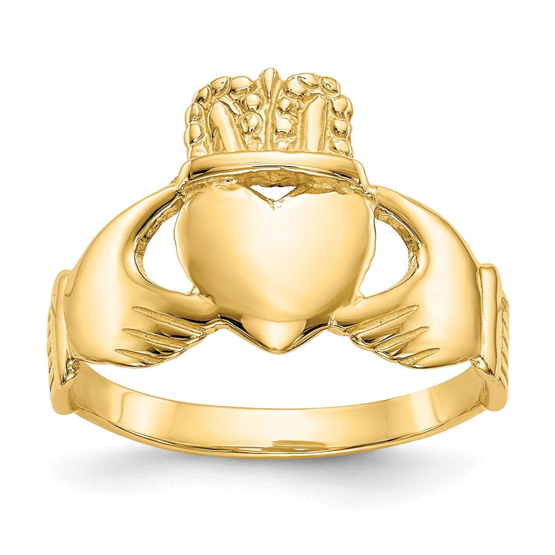 Lovely Rita's Ring 14kt yellow gold ladies claddagh ring