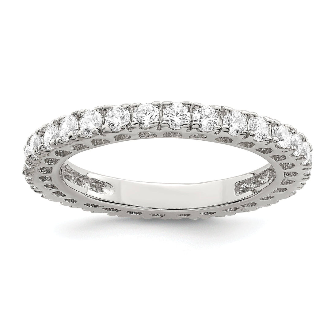 Lovely Rita's Ring Sterling Silver Eternity Cubic Zirconia Ring