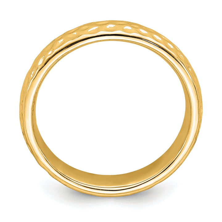 Stackable Expressions Ring Sterling Silver Gold-Plated Ring