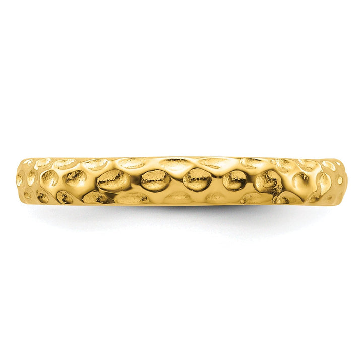 Stackable Expressions Ring Sterling Silver Gold-Plated Ring