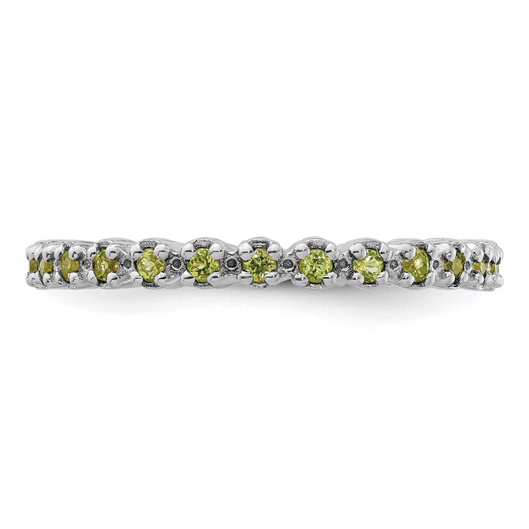 Stackable Expressions Ring Sterling Silver Peridot Ring