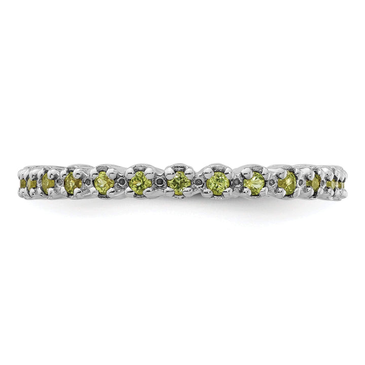 Stackable Expressions Ring Sterling Silver Peridot Ring