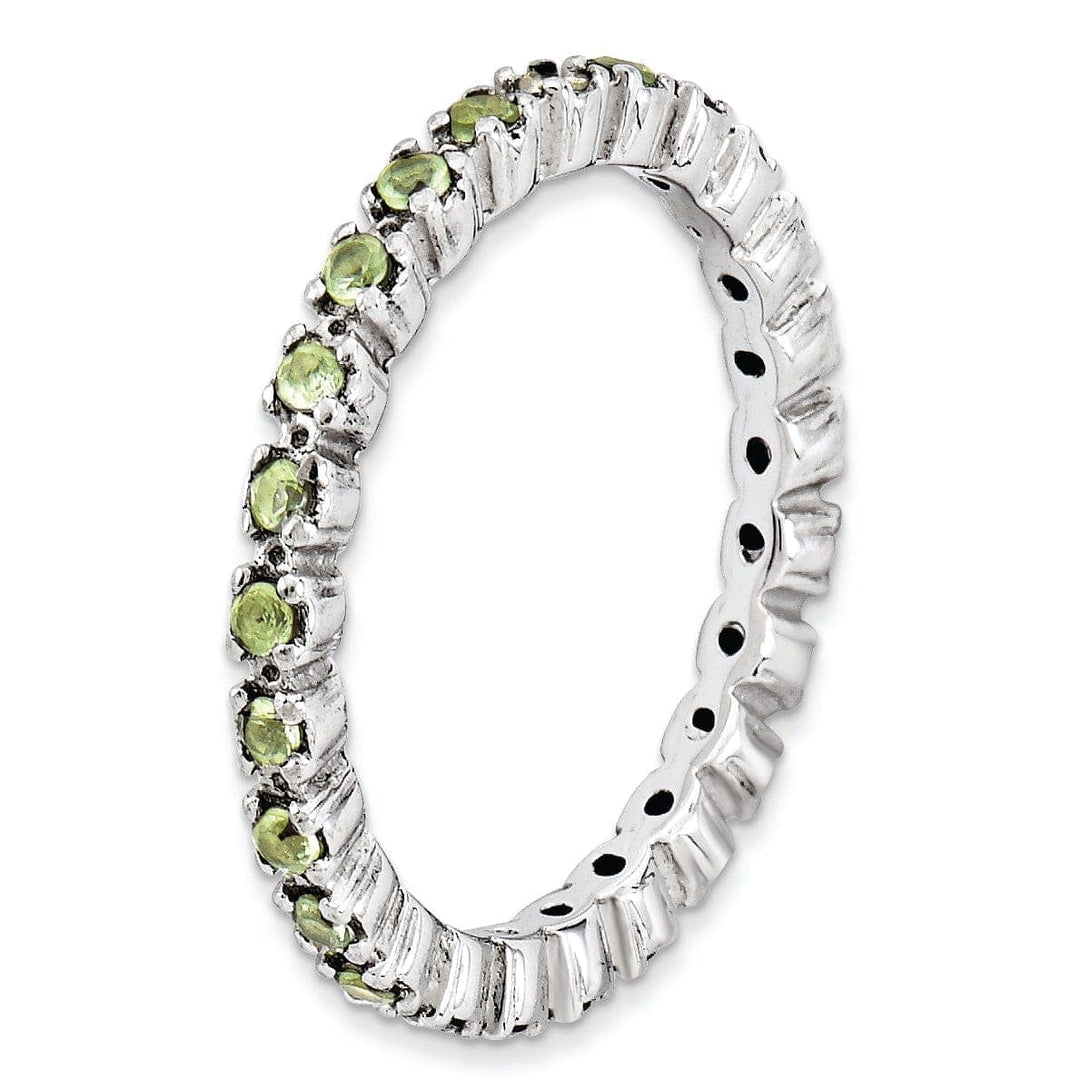 Stackable Expressions Ring Sterling Silver Peridot Ring
