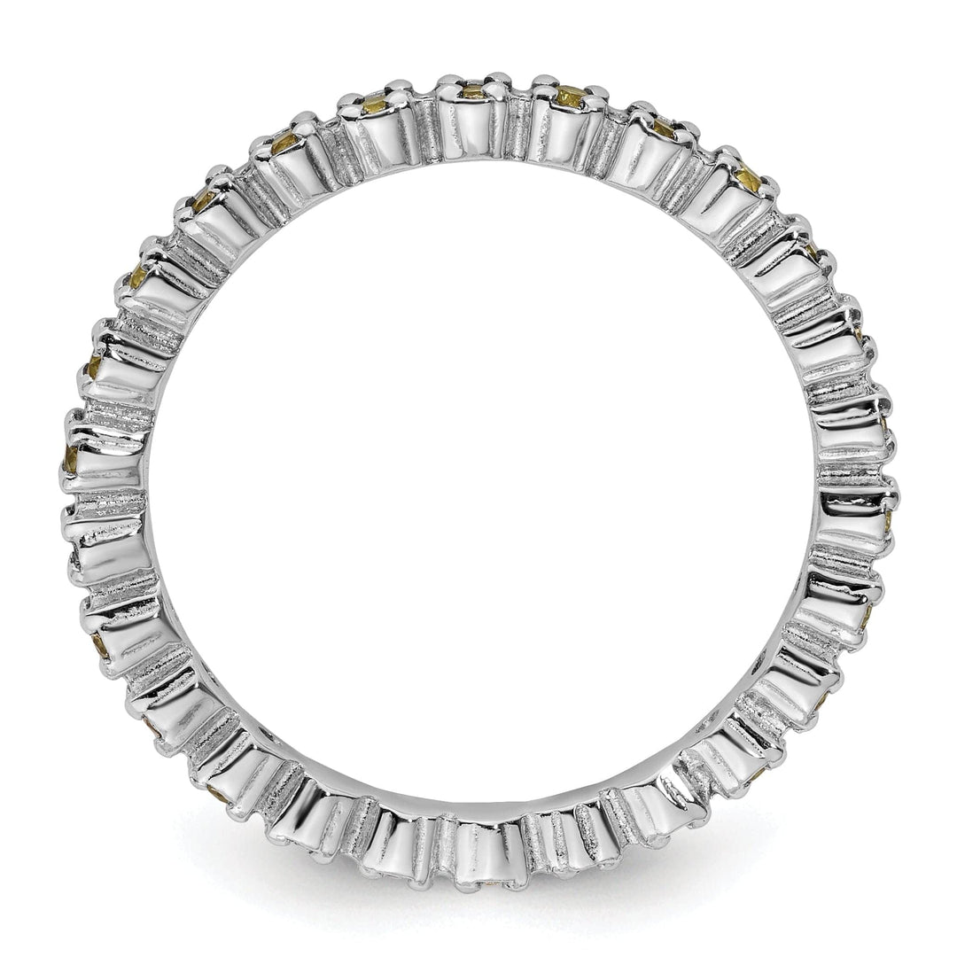 Stackable Expressions Ring Sterling Silver Peridot Ring