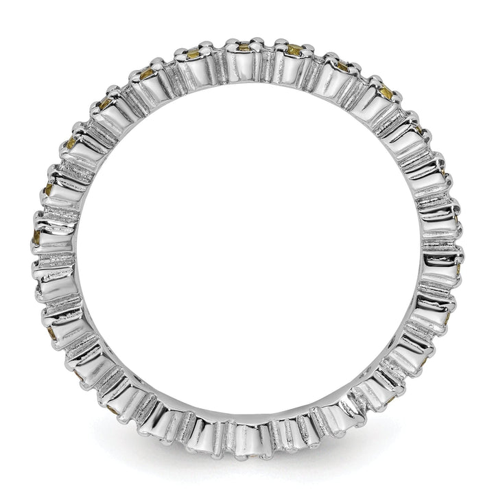 Stackable Expressions Ring Sterling Silver Peridot Ring