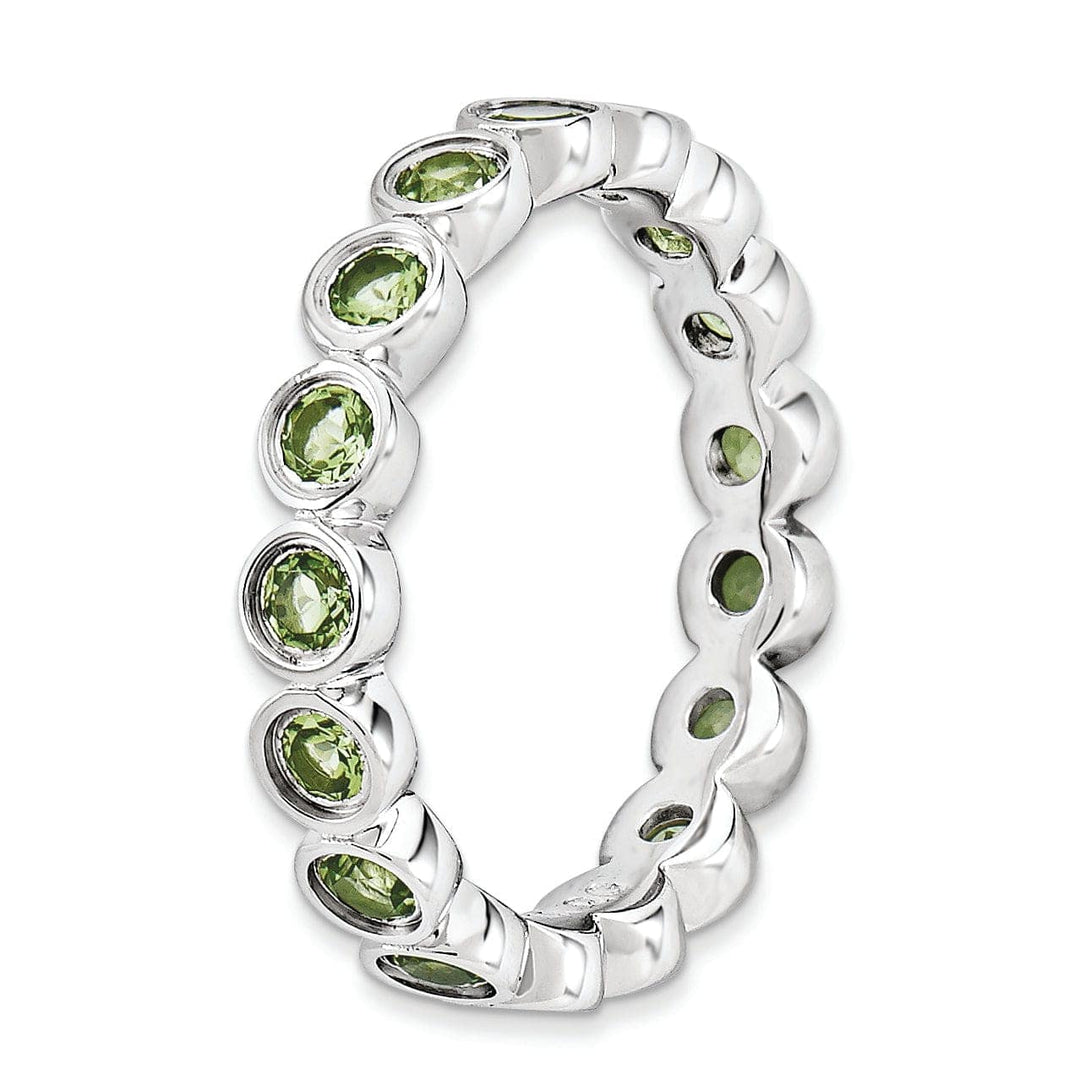 Stackable Expressions Ring Sterling Silver Peridot Ring