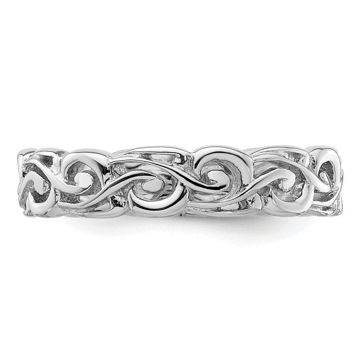 Stackable Expressions Ring Sterling Silver Polished Ring