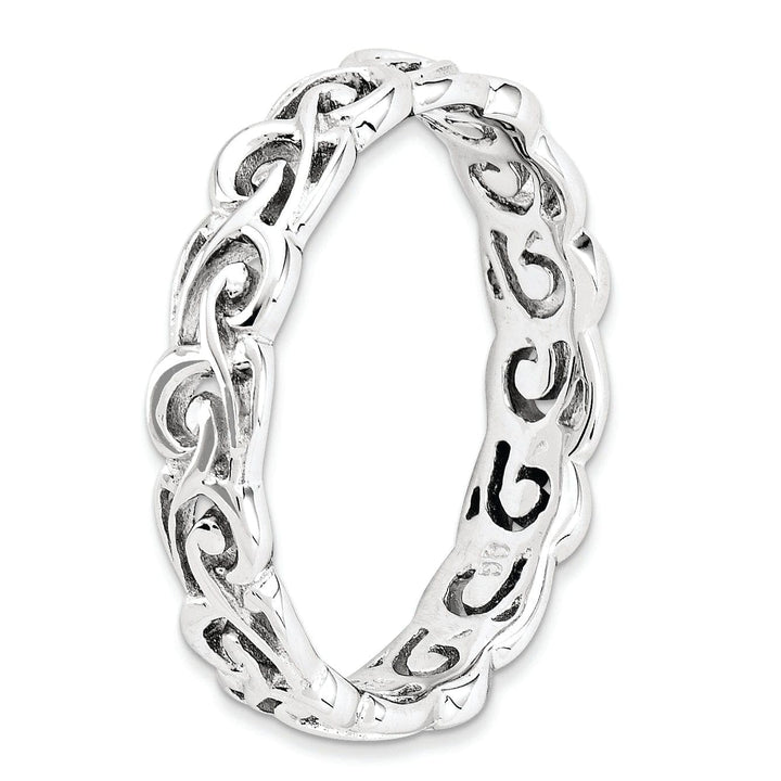 Stackable Expressions Ring Sterling Silver Polished Ring