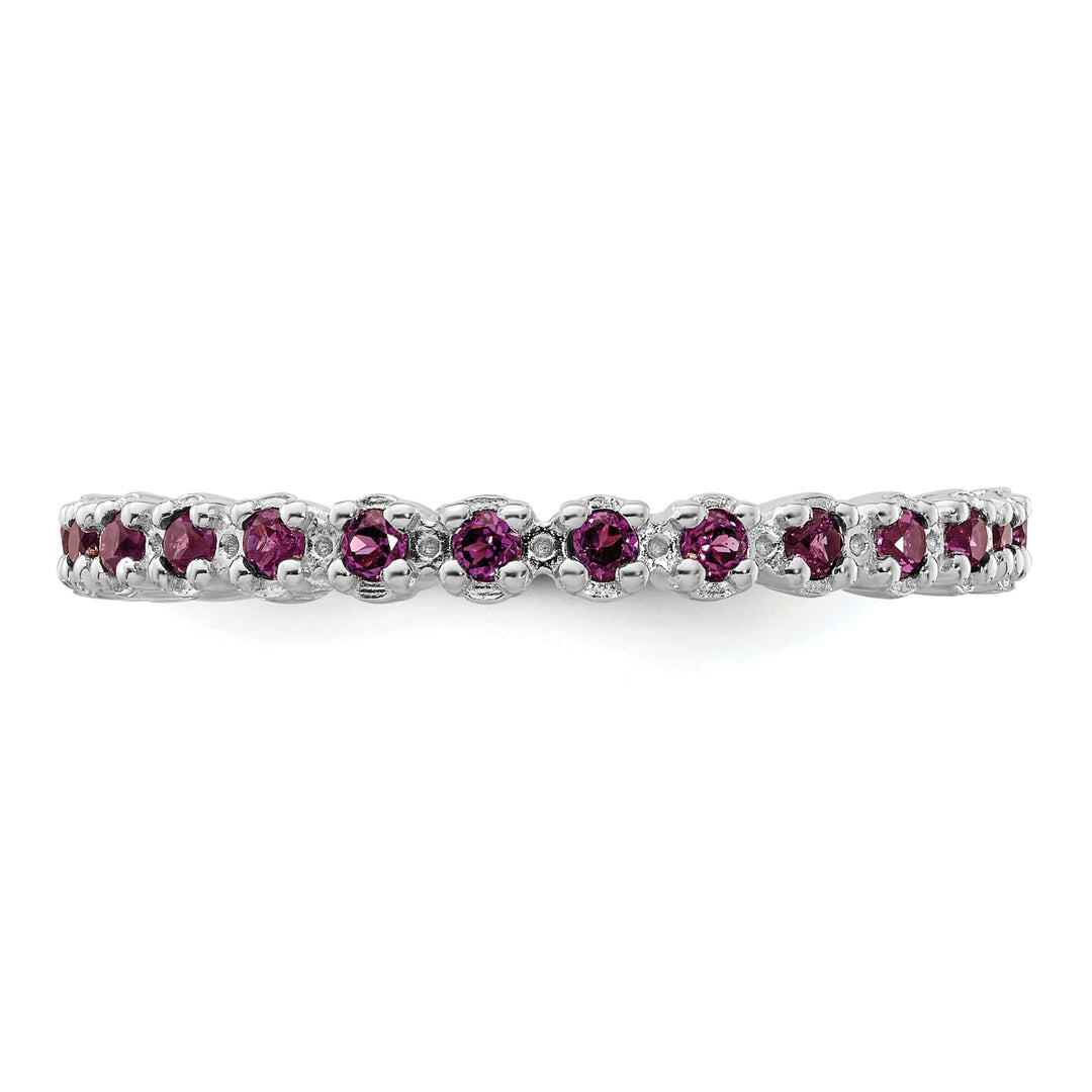 Stackable Expressions Ring Sterling Silver Rhodolite Garnet Ring