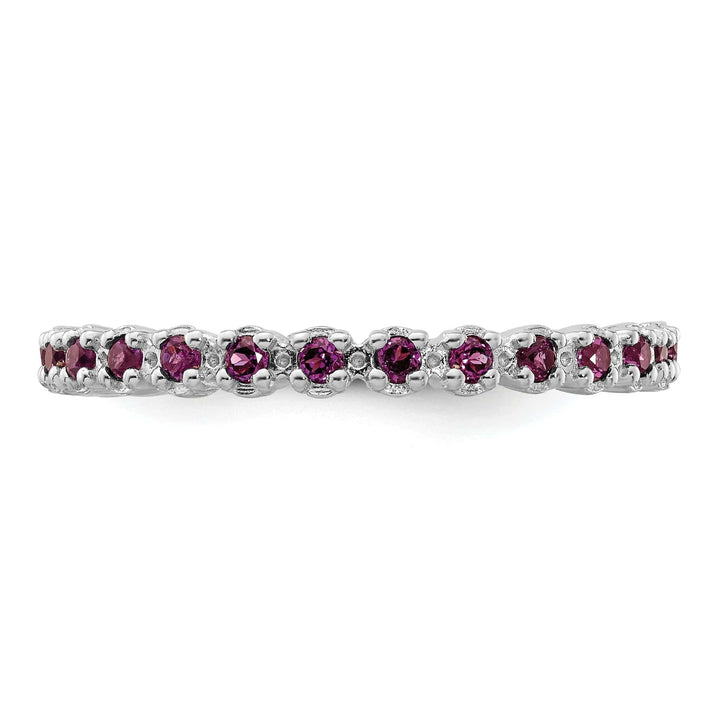 Stackable Expressions Ring Sterling Silver Rhodolite Garnet Ring