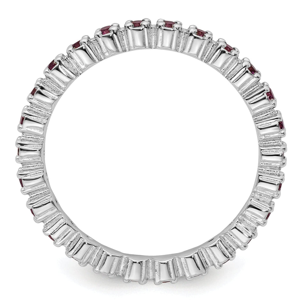 Stackable Expressions Ring Sterling Silver Rhodolite Garnet Ring