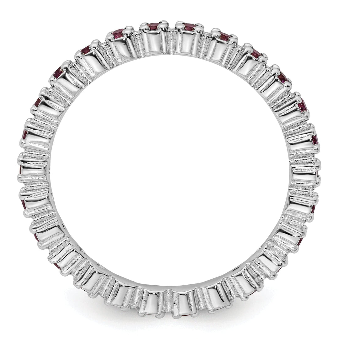 Stackable Expressions Ring Sterling Silver Rhodolite Garnet Ring