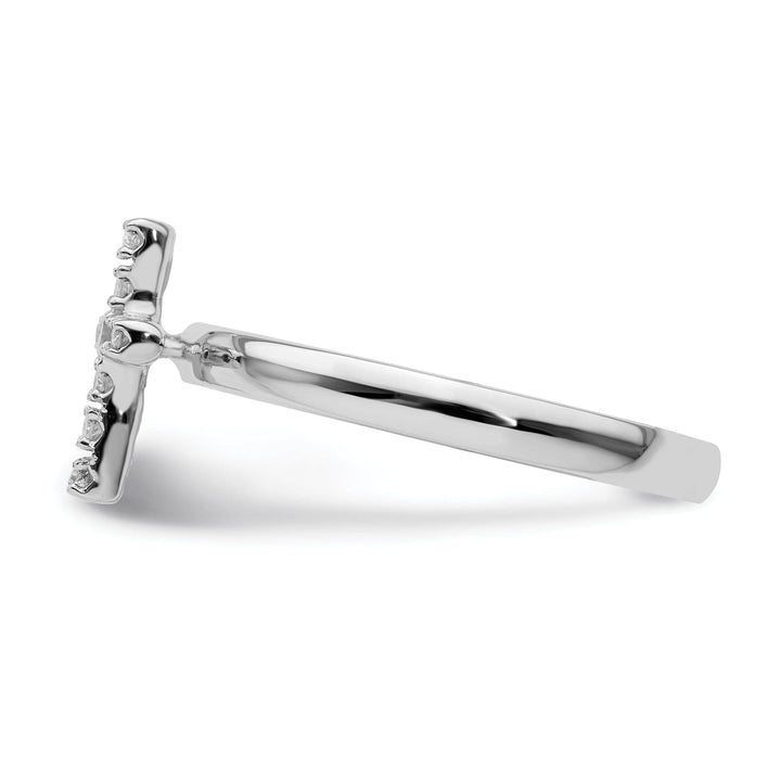 Stackable Expressions Ring Sterling Silver Stackable Expressions Diamond Ring