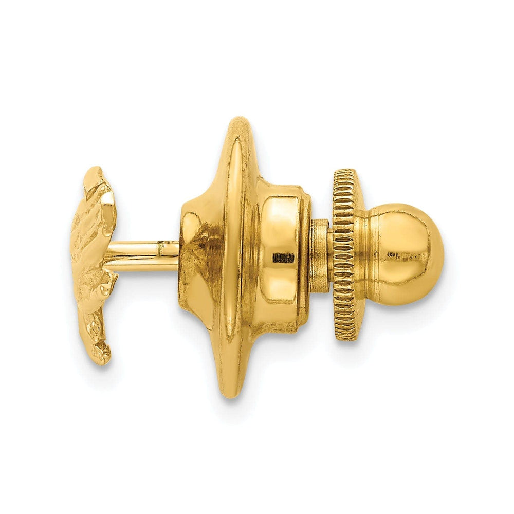 Lovely Rita's Tie Tac Solid 14k Yellow Gold Praying Hands Tie Tac