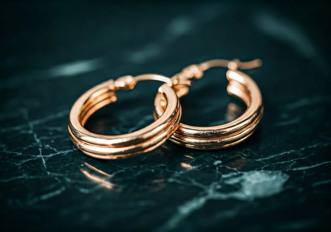 Gold Hoop Earrings