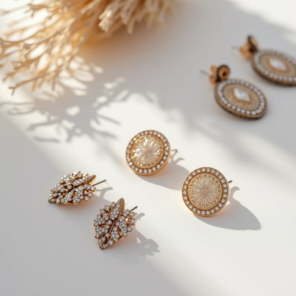 Earrings - Everyday Earrings Unpacked Materials Backs Sizes and Care