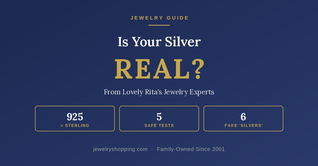 How to tell if silver is real — Lovely Rita's guide to the 925 sterling stamp, five non-destructive tests, and the German silver, nickel silver and Alpaca alloys that contain no silver