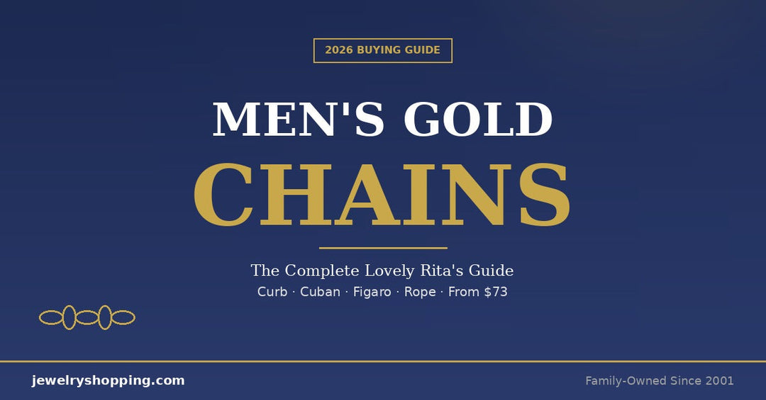 Men's Gold Chain Buying Guide 2026 — width, length, style and budget guide from Lovely Rita's